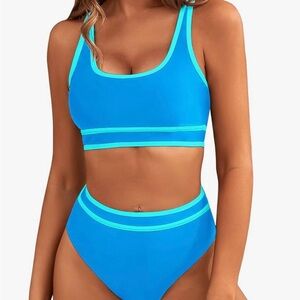 Vibrant Blue Bikini Set